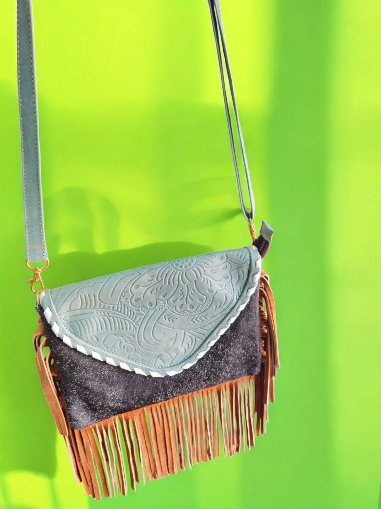 Bolsa fleocs azul con negro