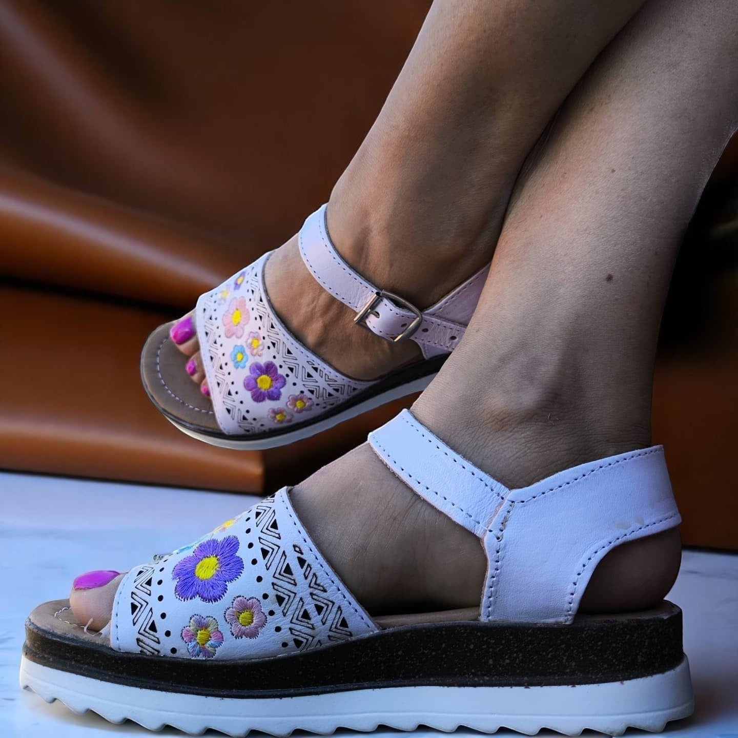 674 blanco floral
