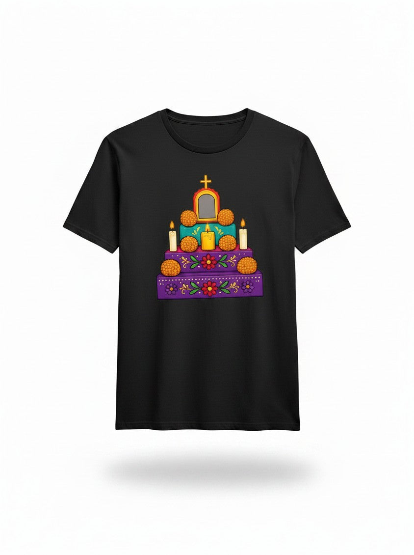 playera dia de muertos caballero