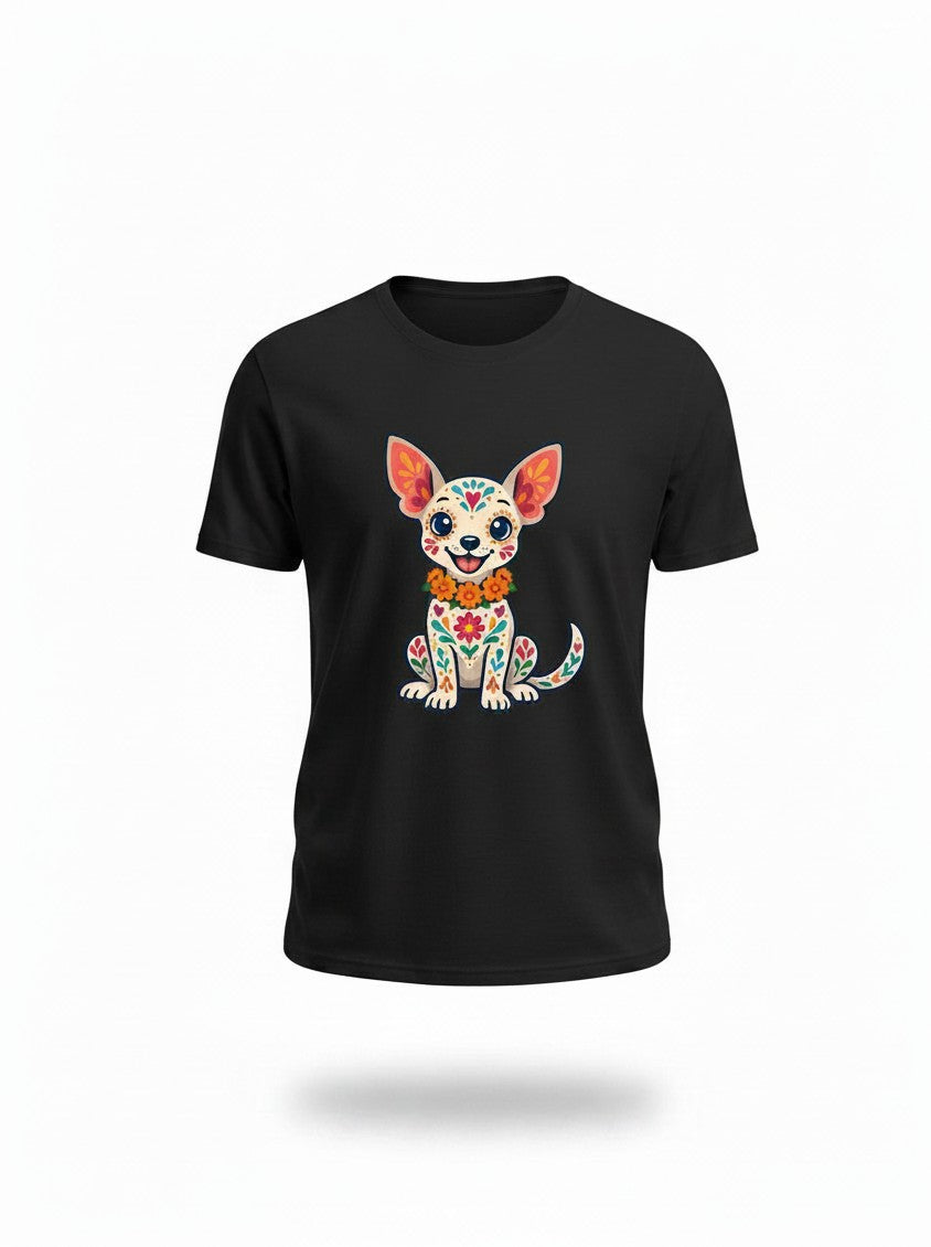 playera dia de muertos caballero