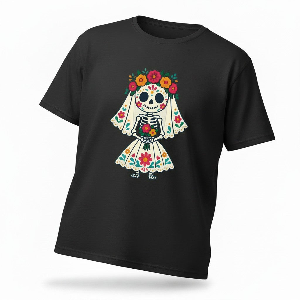 playera dia de muertos caballero