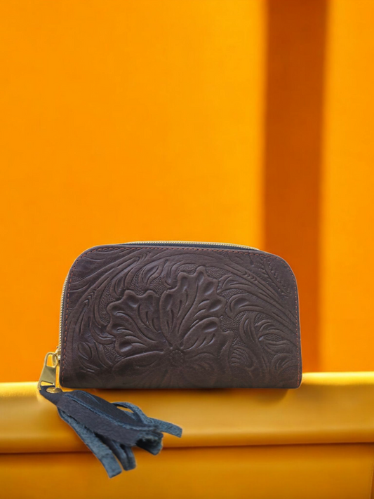 Cartera morita café oscuro