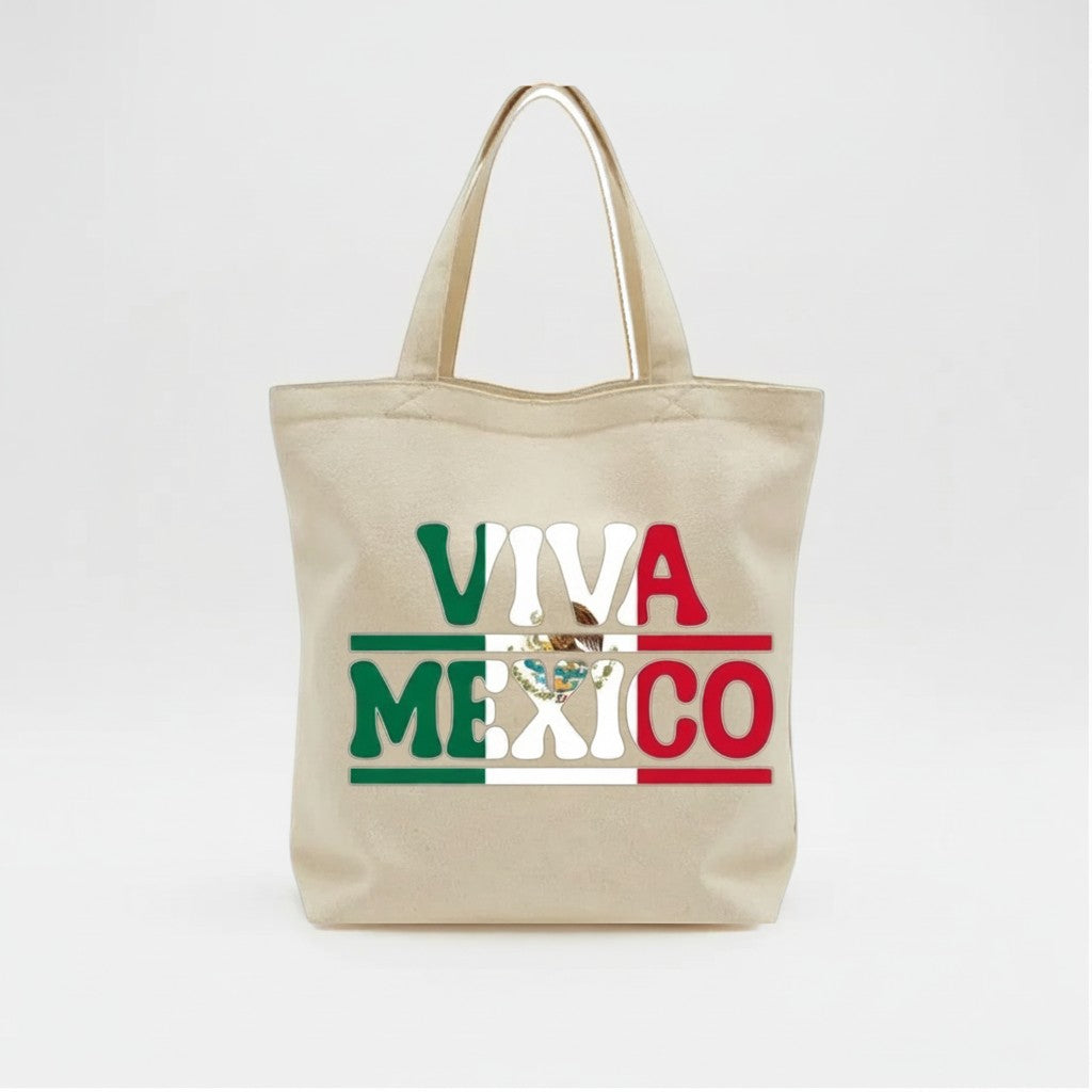 Bolsa Tote Manta "Viva México"